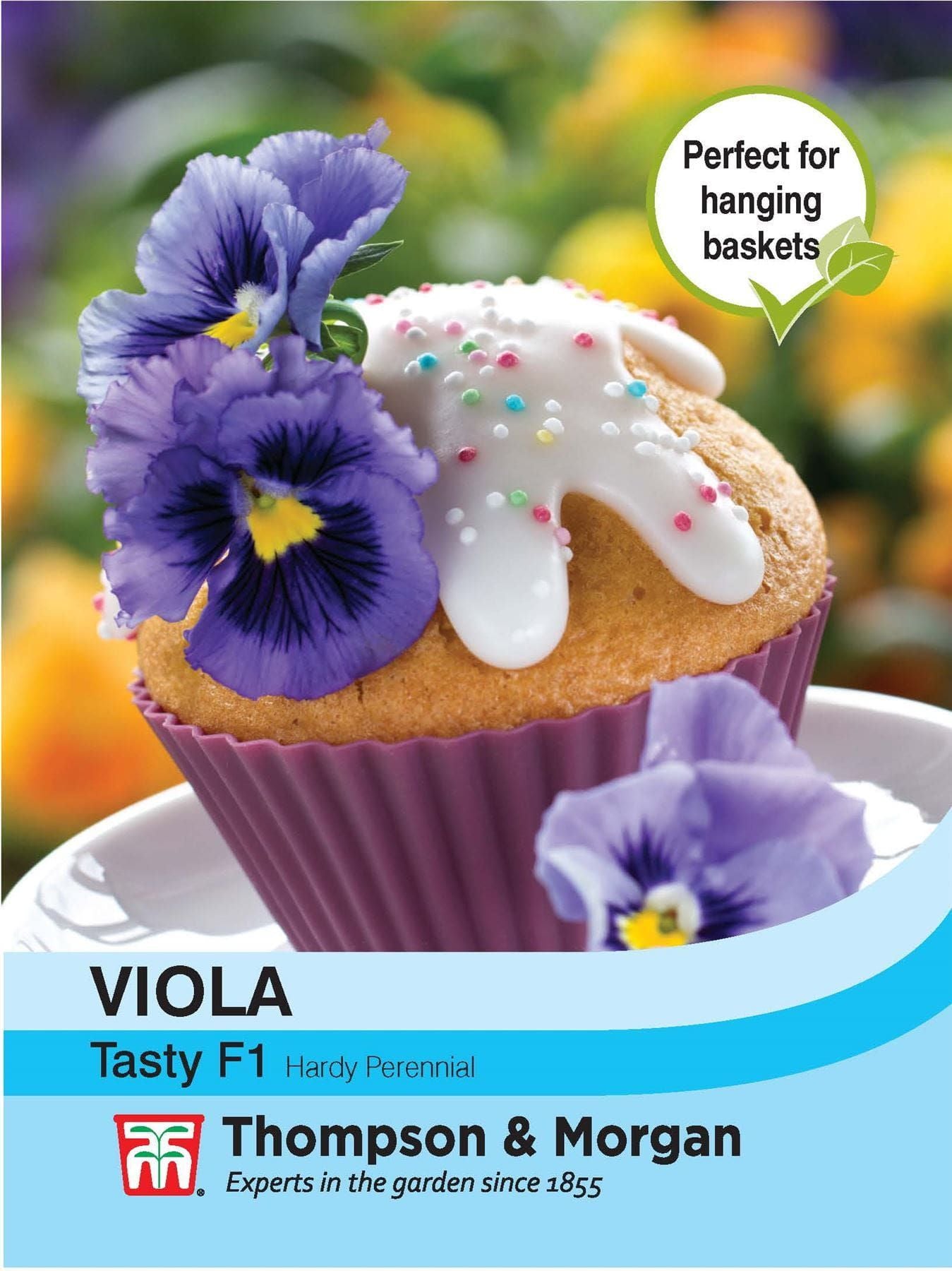 Thompson & Morgan - Flower - Pansy - Tasty F1 Hybrid - 18 Seeds