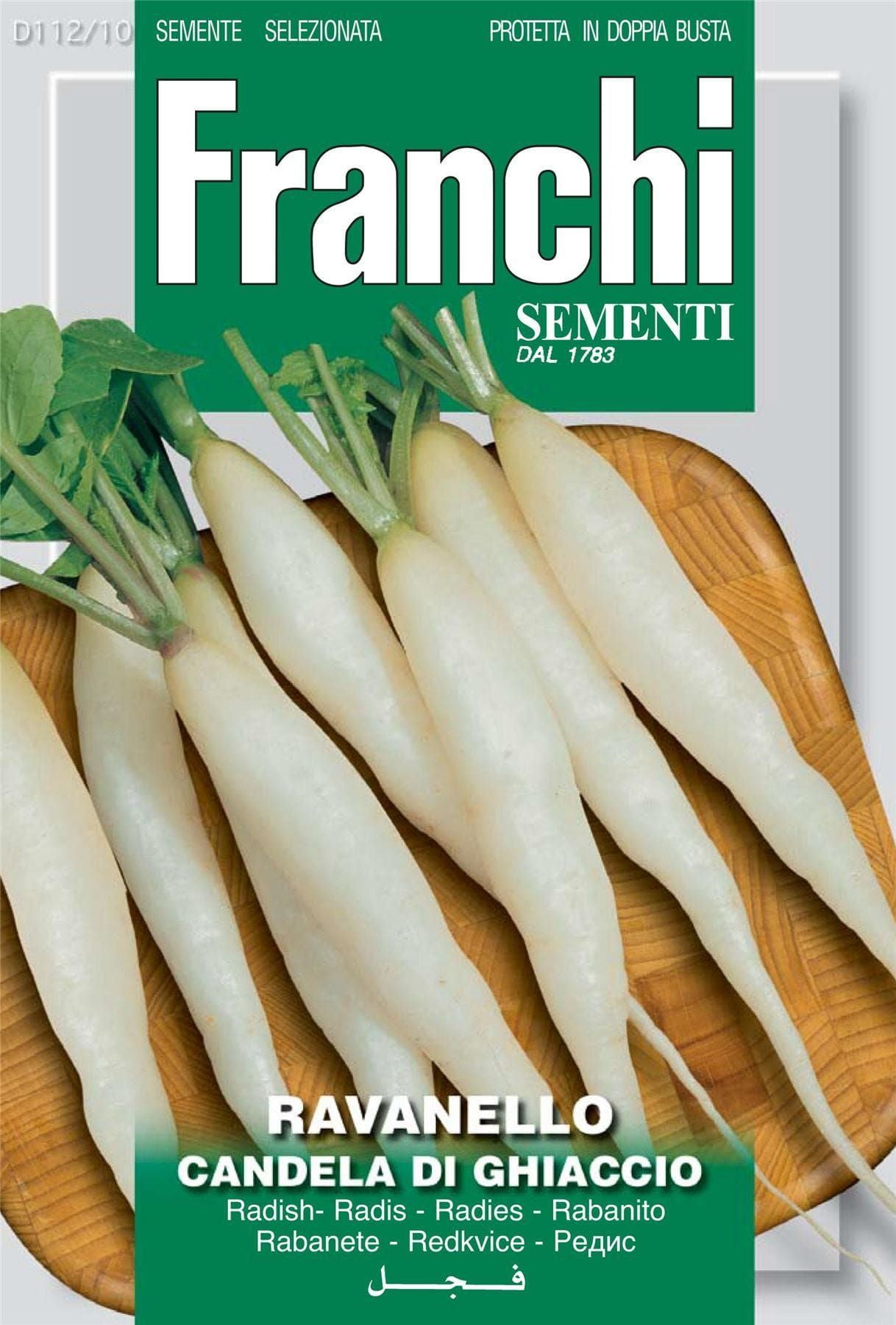 Franchi Seeds of Italy Radish Candela Di Ghiaccio Seeds