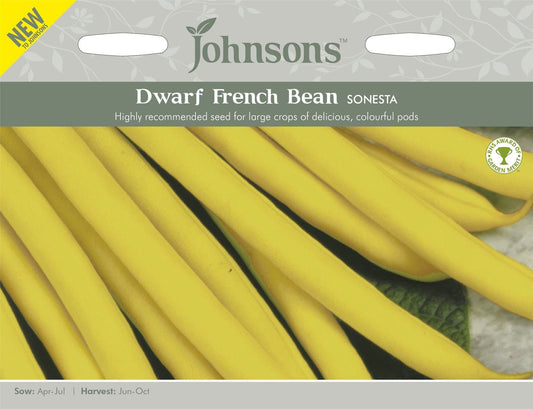 Johnsons Dwarf French Bean Sonesta 100 seeds
