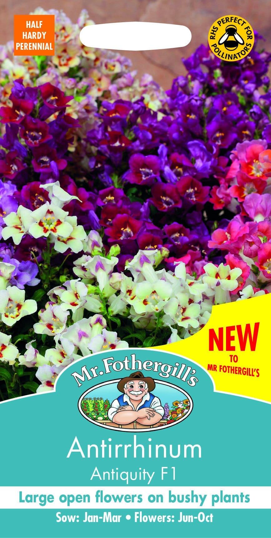 Mr Fothergills Antirrhinum Antiquity F1 50 Seeds