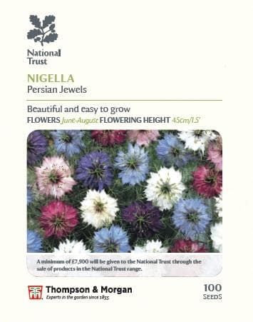 Thompson & Morgan National Trust Range Nigella Persian Jewels 100 seed