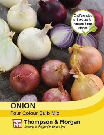 Thompson & Morgan Onion Four Colour Bulb Mix 200 seed