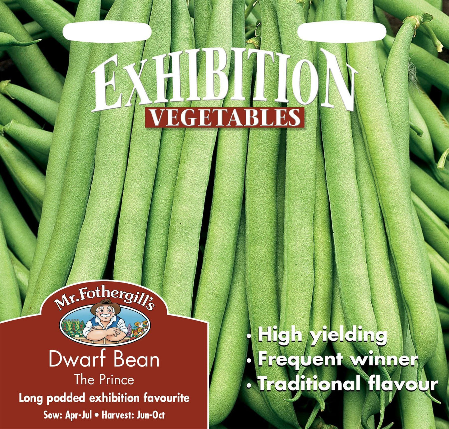 Mr Fothergills Dwarf Bean The Prince 50 Seeds