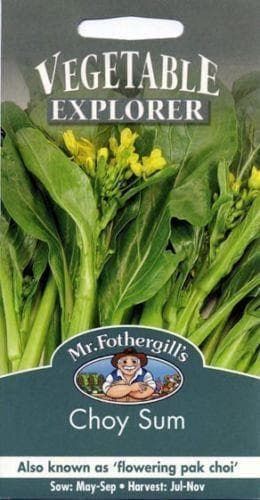 Mr Fothergills Choy Sum 500 Seeds