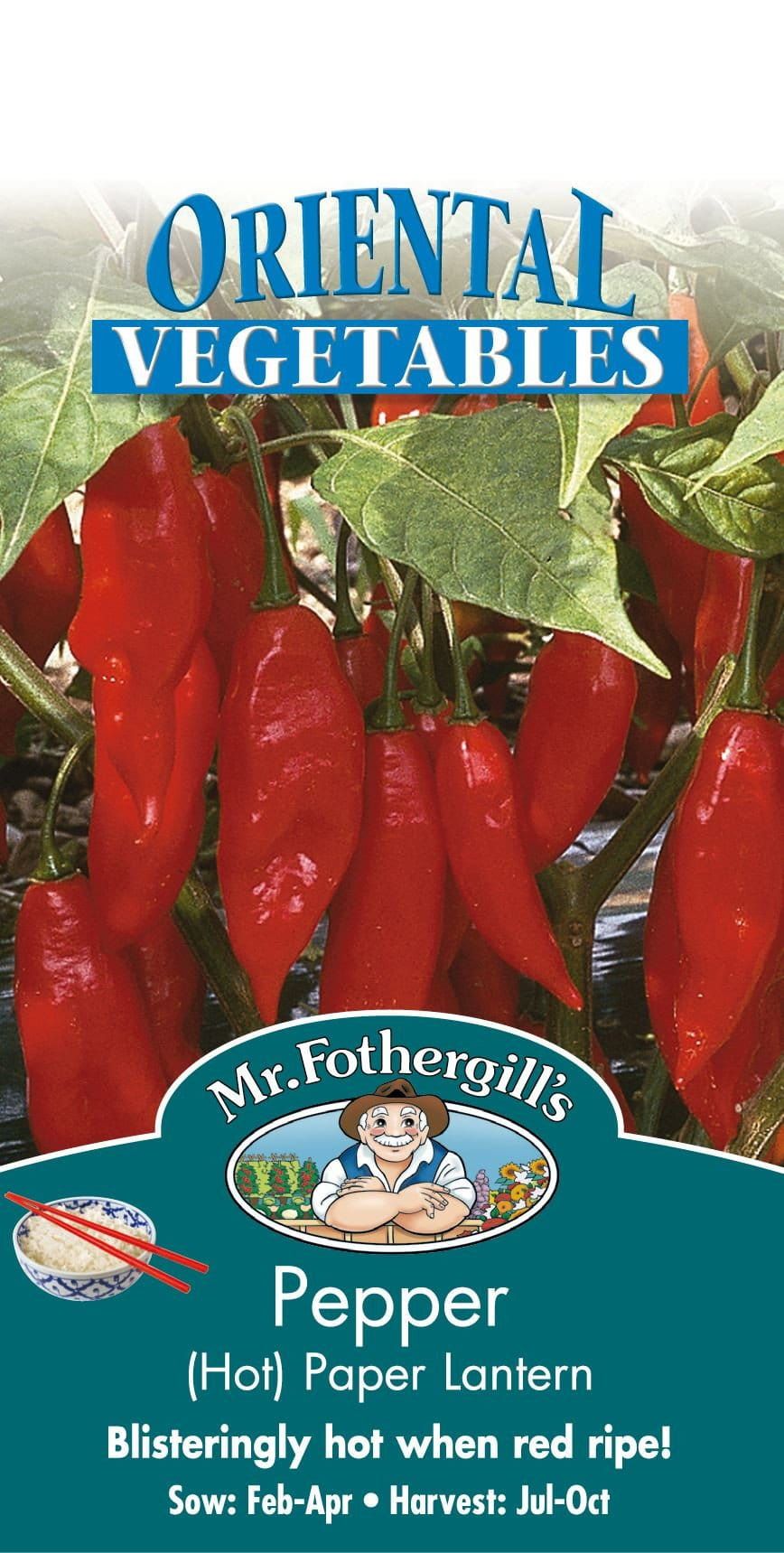 Mr Fothergills Hot Pepper Paper Lantern 20 Seeds
