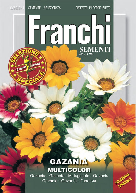 Franchi Seeds of Italy - Flower - FDBF_S 326-1 - Gazania - Mix - Seeds
