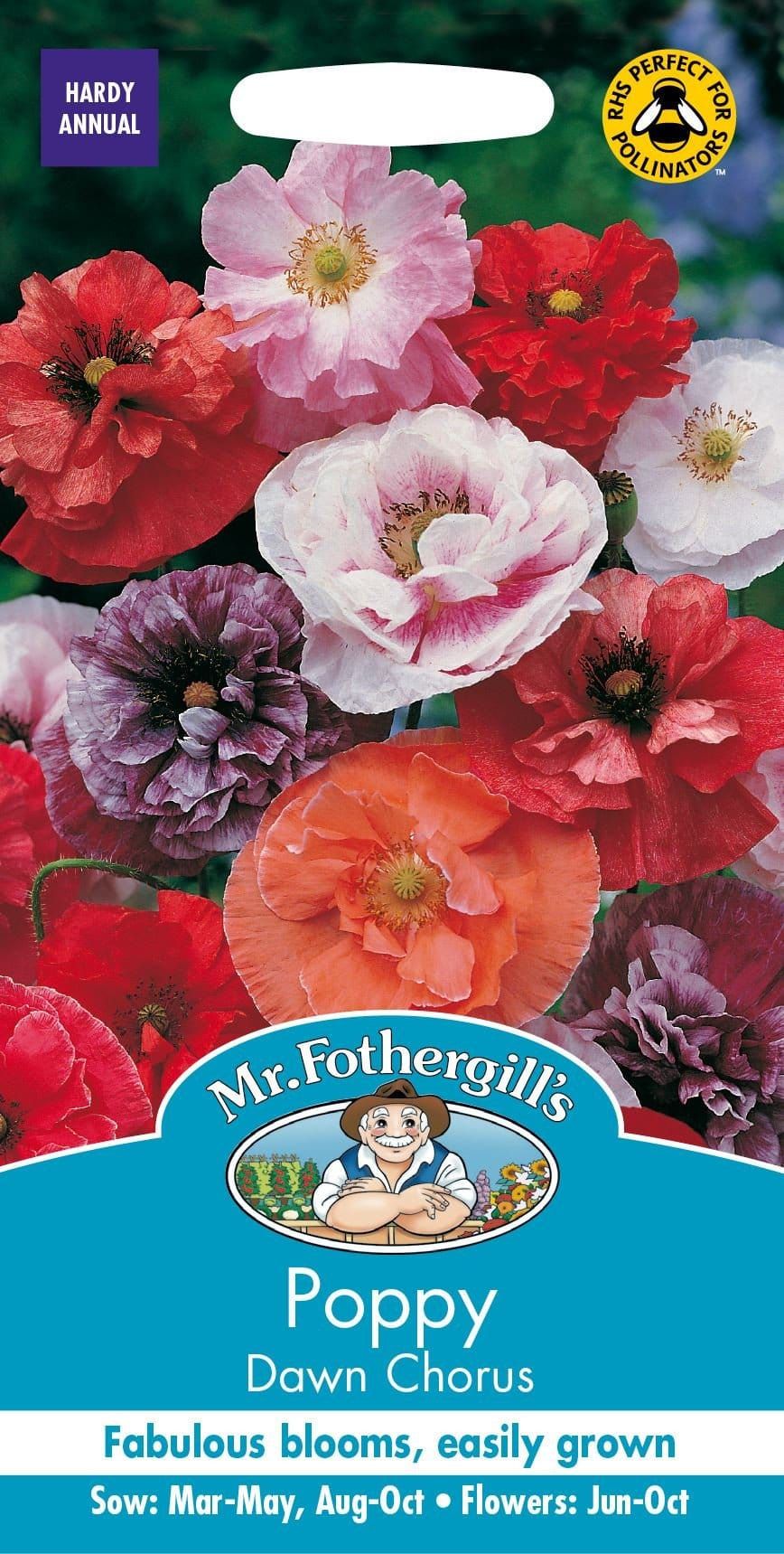 Mr Fothergills Poppy Dawn Chorus 500 Seeds