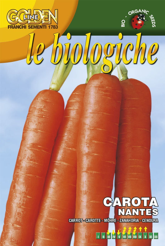 Franchi Organic BIOB23/7 Carrot Nantes Seeds