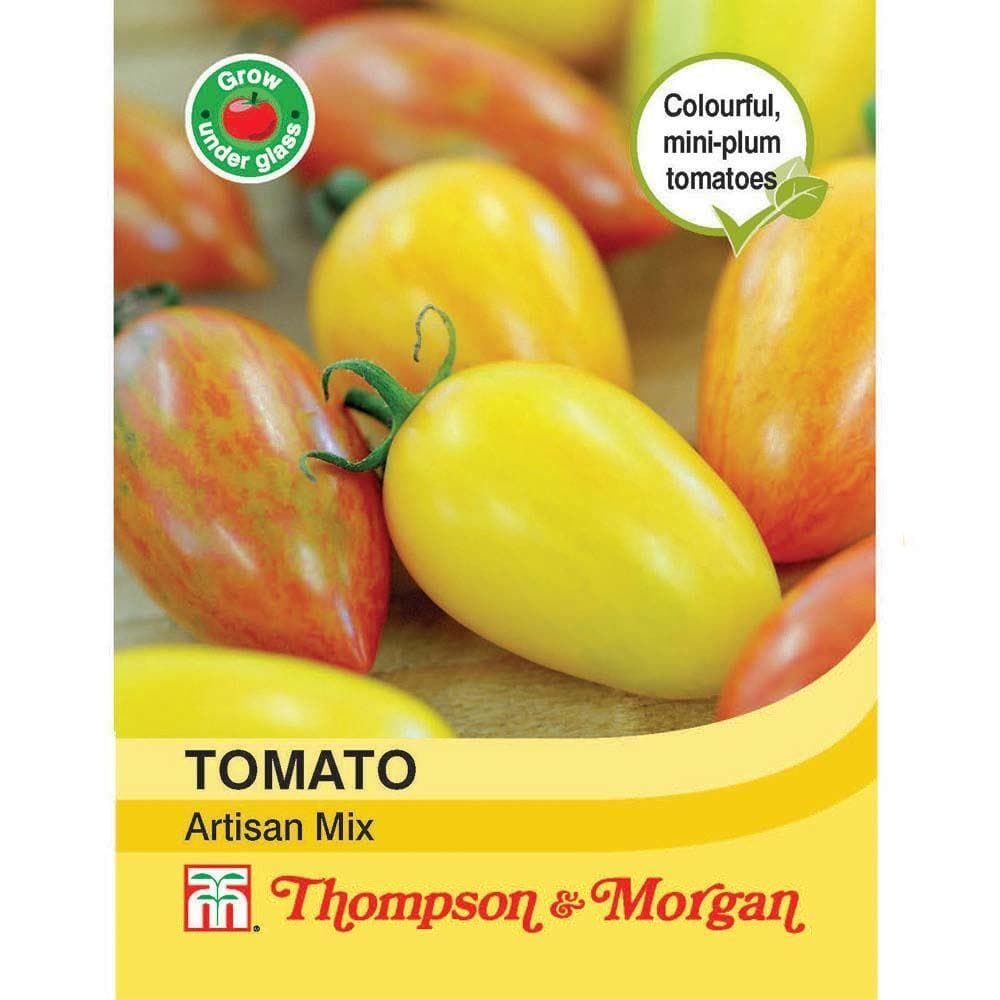 Thompson & Morgan Tomato Artisan Mix (Pink Tiger & Blush Tiger) 8 Seed
