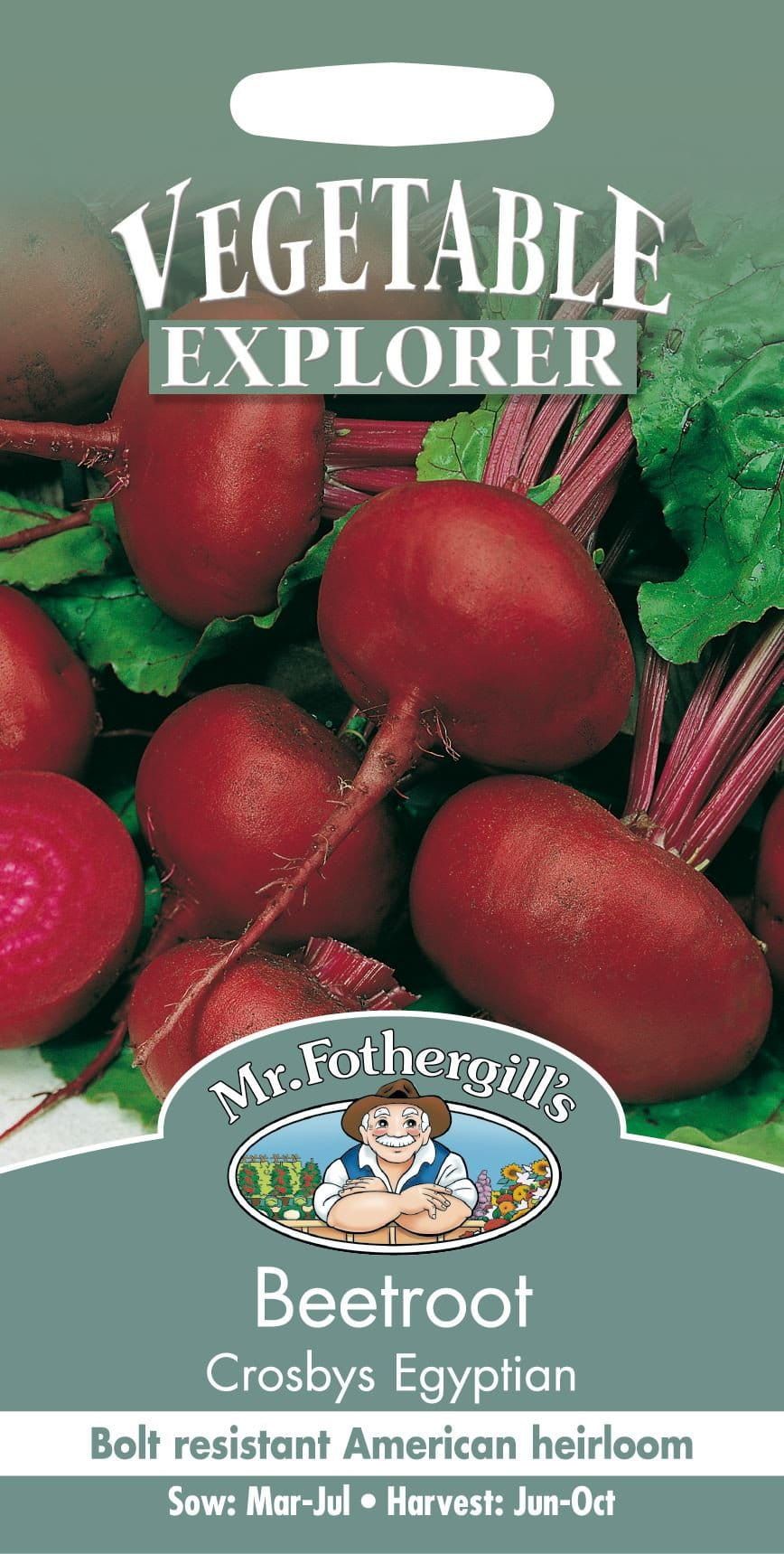 Mr Fothergills Beetroot Crosbys Egyptian 100 Seed