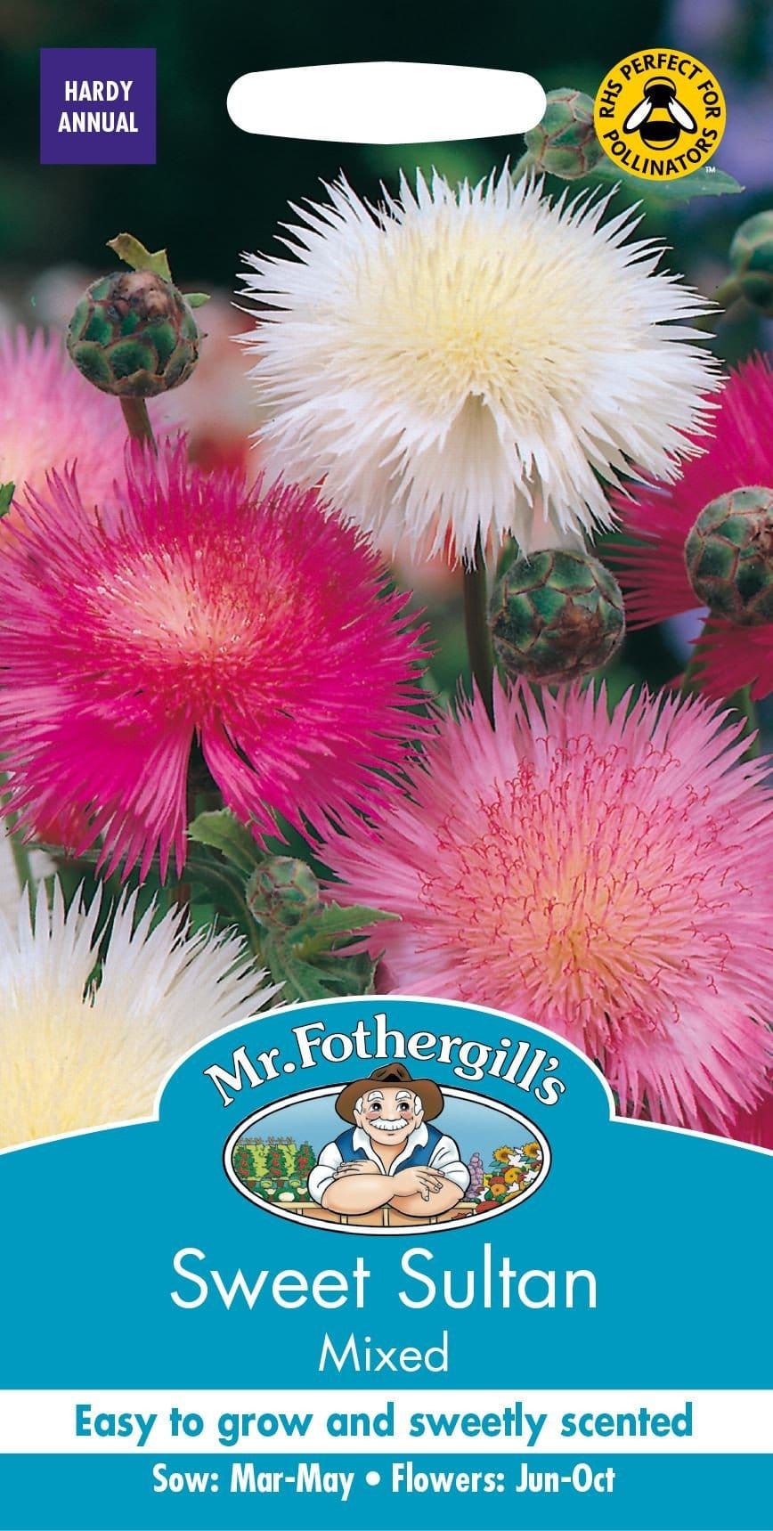 Mr Fothergills Sweet Sultan 100 Seeds