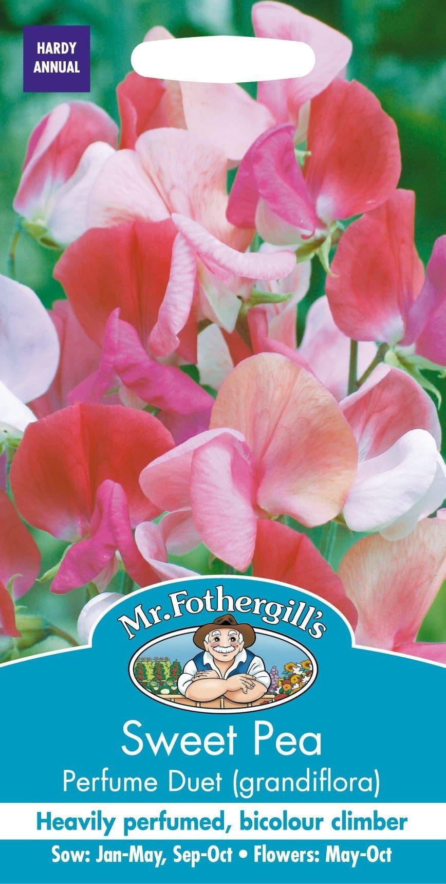 Mr Fothergills Sweet Pea Perfume Duet Grandiflora 25 Seeds