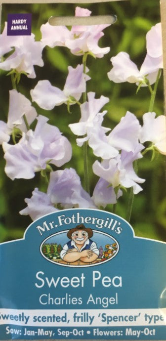 Mr Fothergills Sweet Pea Charlies Angel 20 Seeds