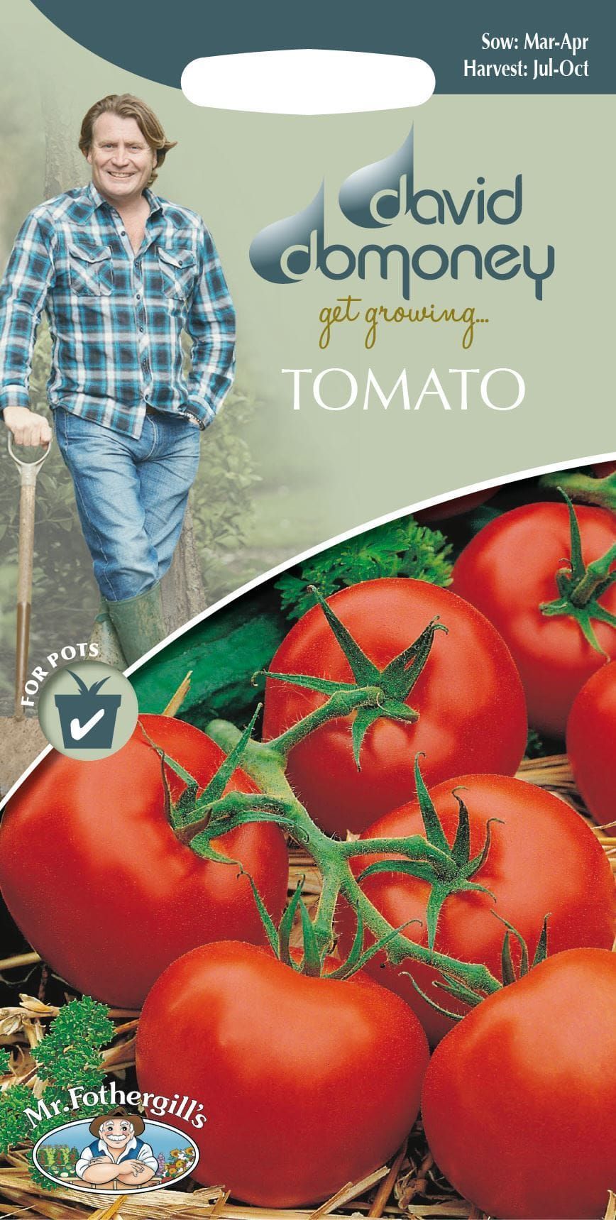 Mr Fothergills David Domoney Tomato Shirley F1 Hybrid 15 Seeds
