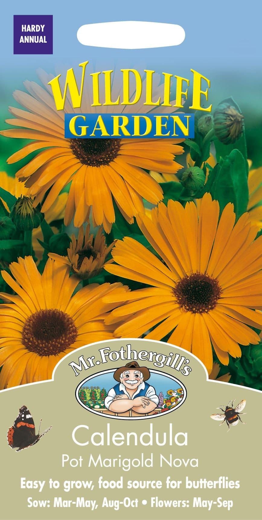 Mr Fothergills Calendula Nova 150 Seeds