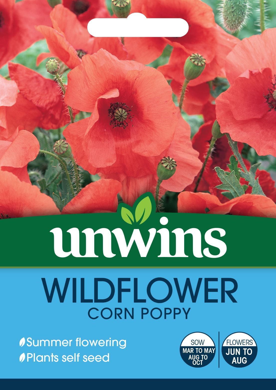wildflower poppy seeds Unwins Wildflower Corn Poppy Seeds – JustSeed