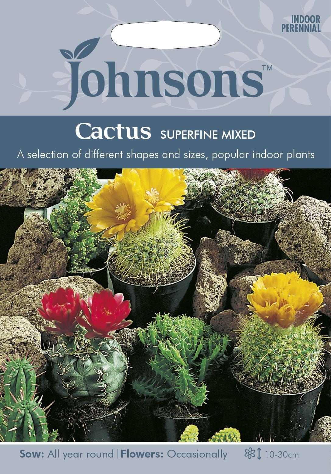 Johnsons Cactus Superfine Mixed 30 Seeds
