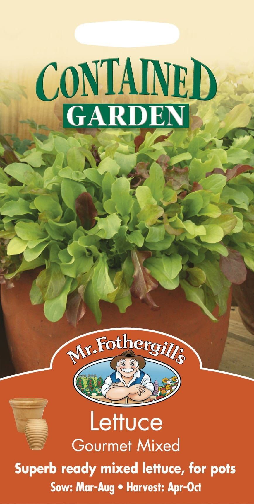 Mr Fothergills Lettuce Gourmet Mixed 500 Seeds
