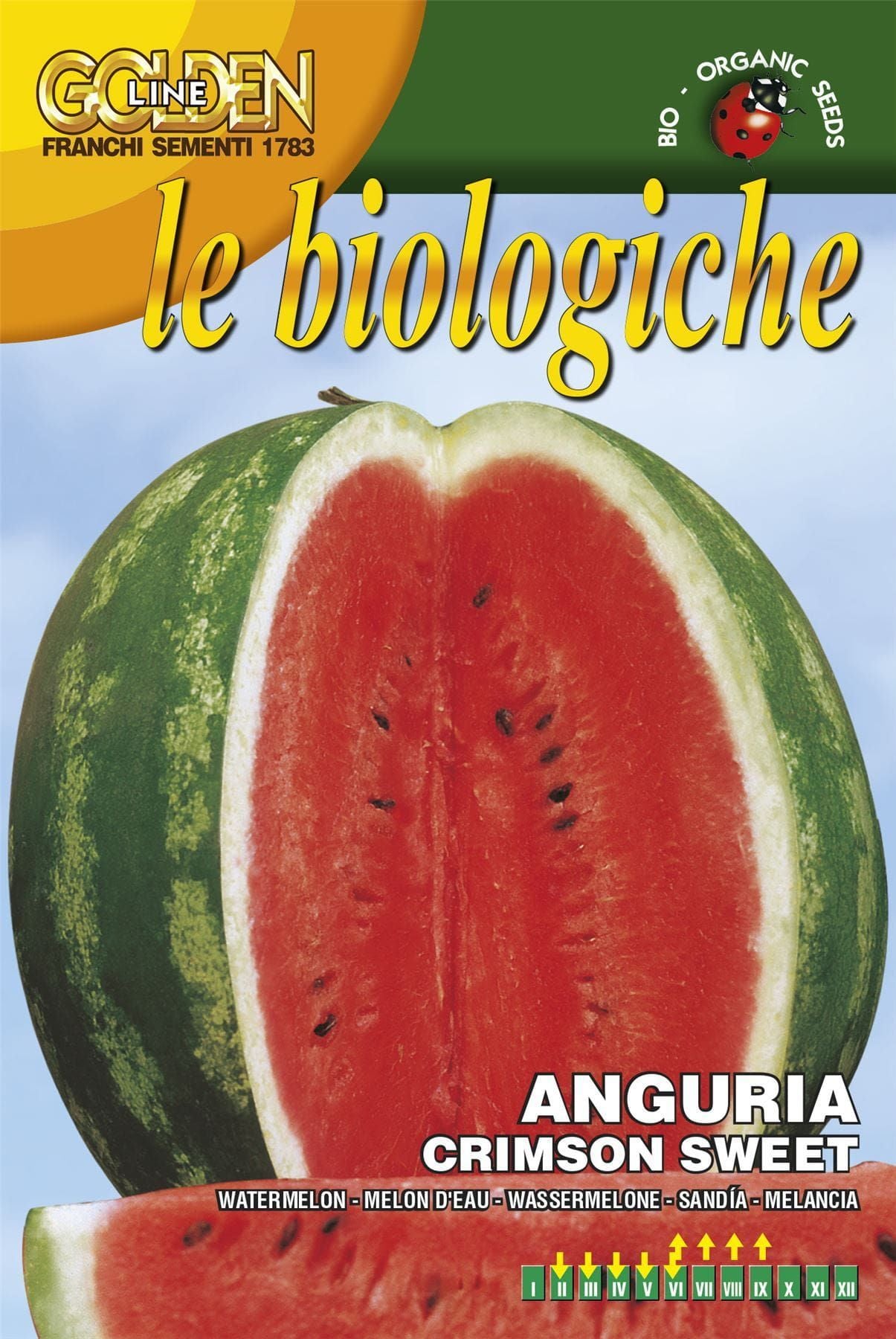 Franchi Organic BIOB3/6 Watermelon Crimson Sweet Seeds
