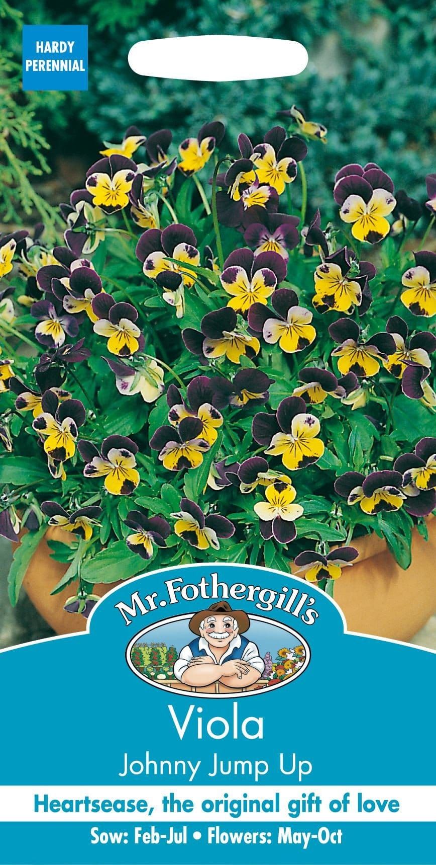 Mr Fothergills Viola Johnny Jump Up 150 Seeds