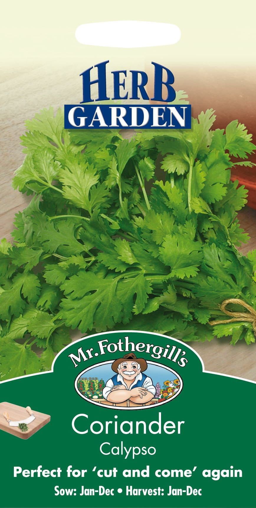 Mr Fothergills Coriander Calypso 150 Seeds