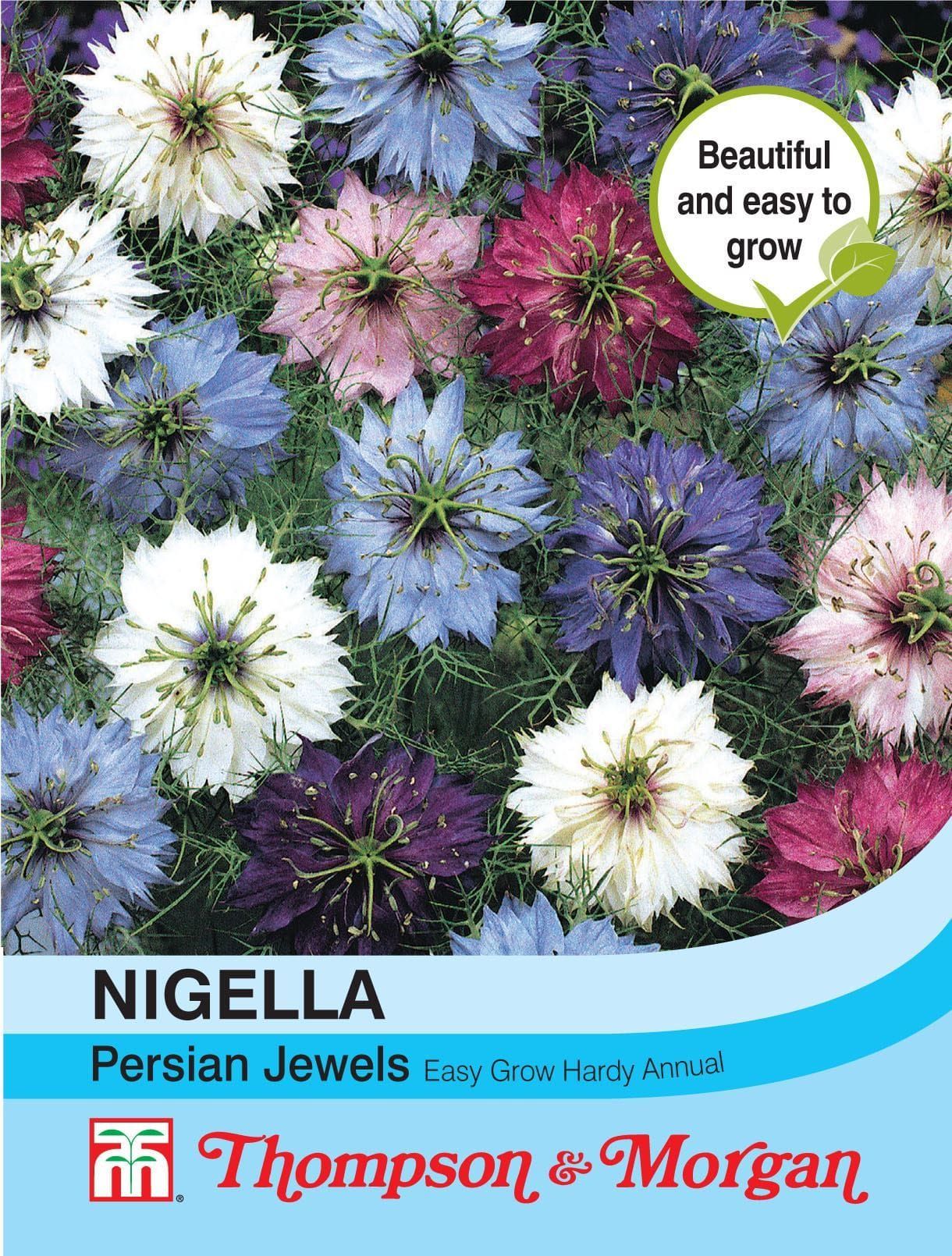 Thompson & Morgan Nigella Persian Jewels Mixed 600 Seed
