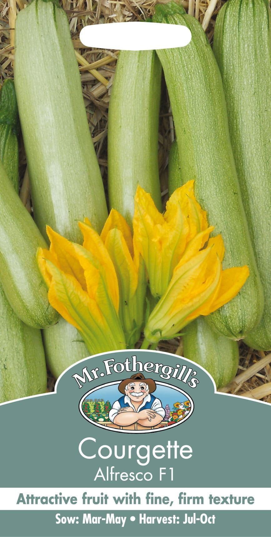 Mr Fothergills Courgette Alfresco F1 10 Seeds