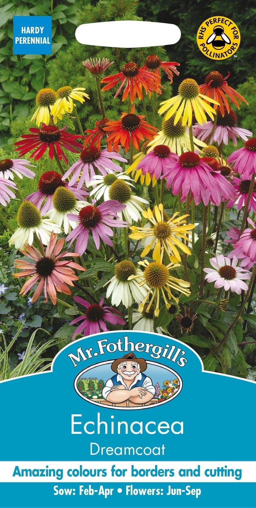 Mr Fothergills Echinacea Dreamcoat 20 Seeds