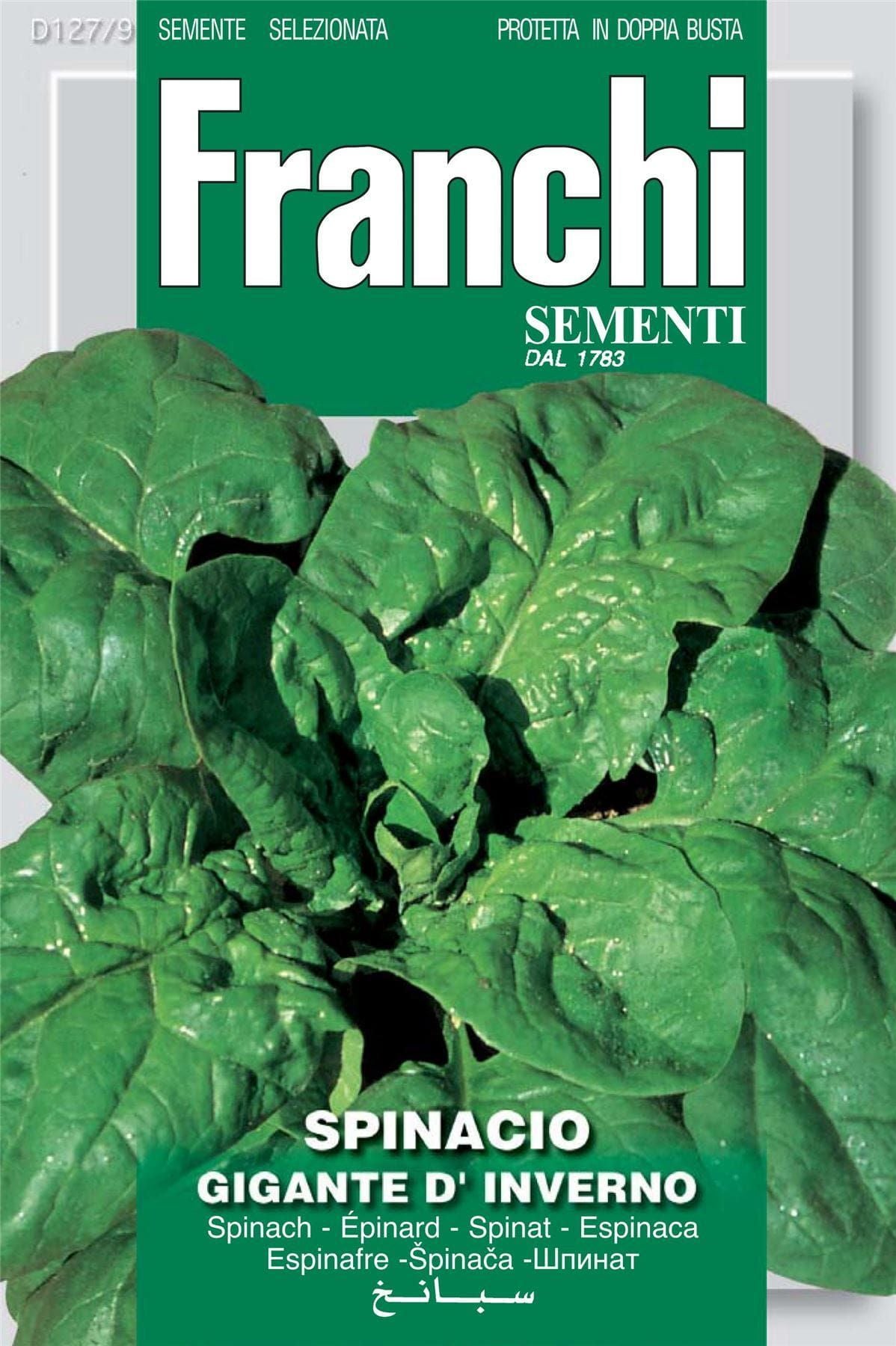 Franchi Seeds of Italy Spinach Gigante De Invierno Seeds