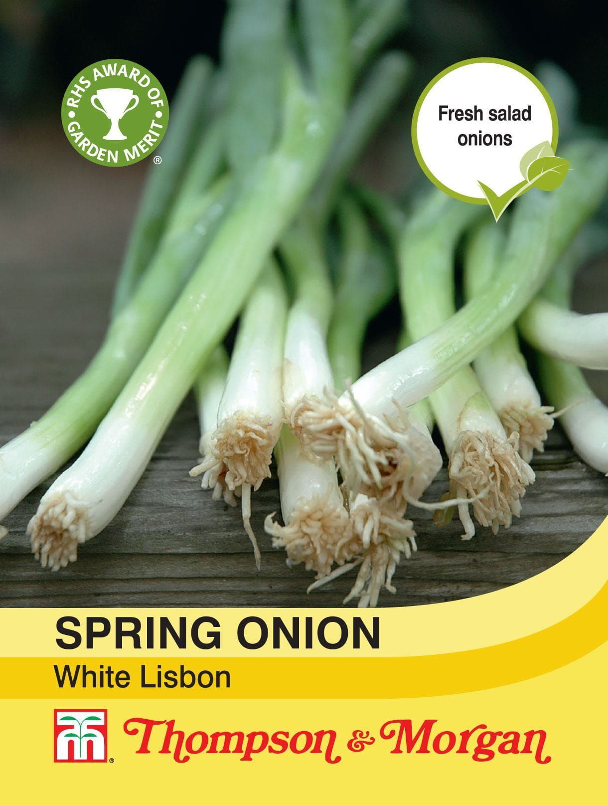 Thompson & Morgan Spring Onion White Lisbon 500 Seed