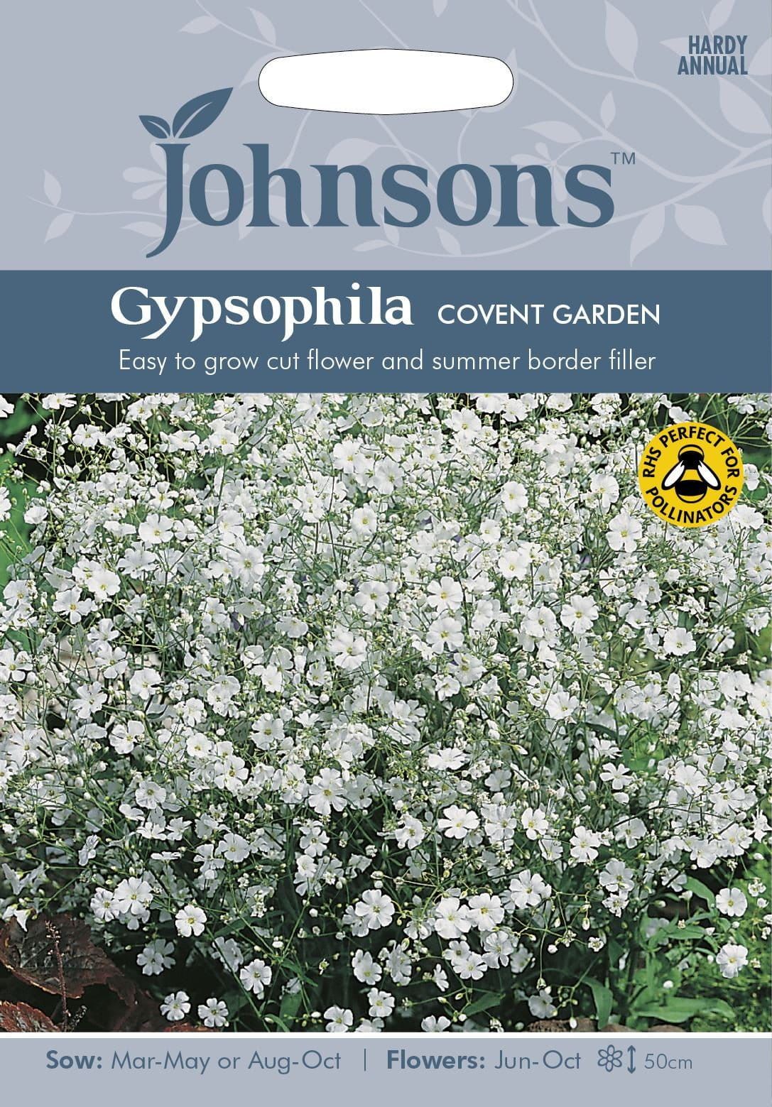 gypsophila covent garden seeds Johnsons Gypsophila Covent Garden 1500 Seeds – JustSeed