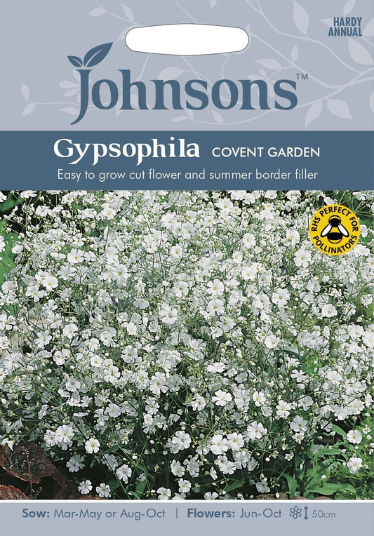 Johnsons Gypsophila Covent Garden 1500 Seeds