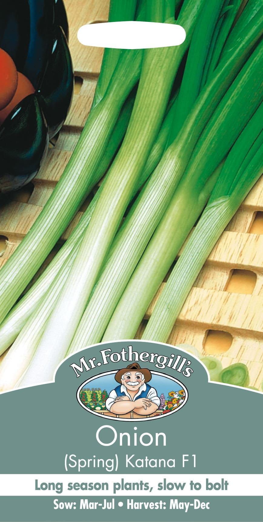 Mr Fothergills Spring Onion Katana F1 250 Seeds