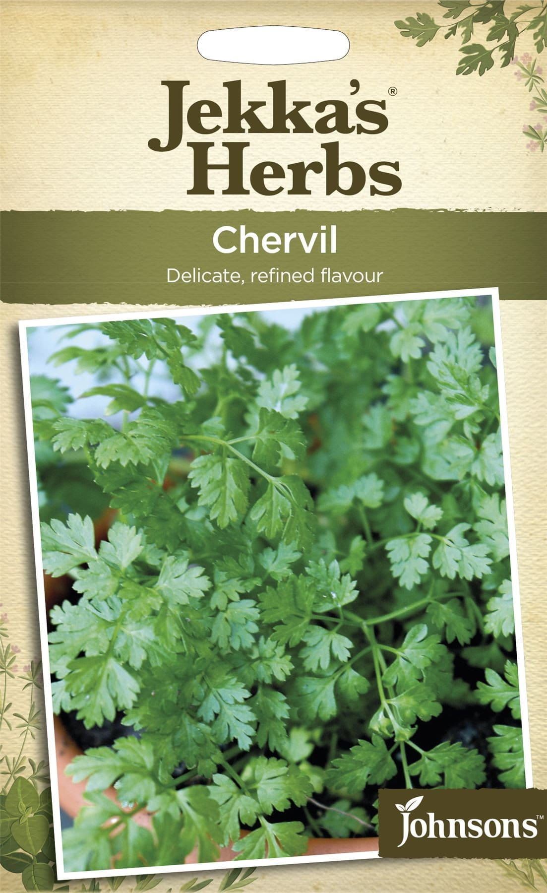 Johnsons Jekka's Herbs Chervil 1250 Seeds