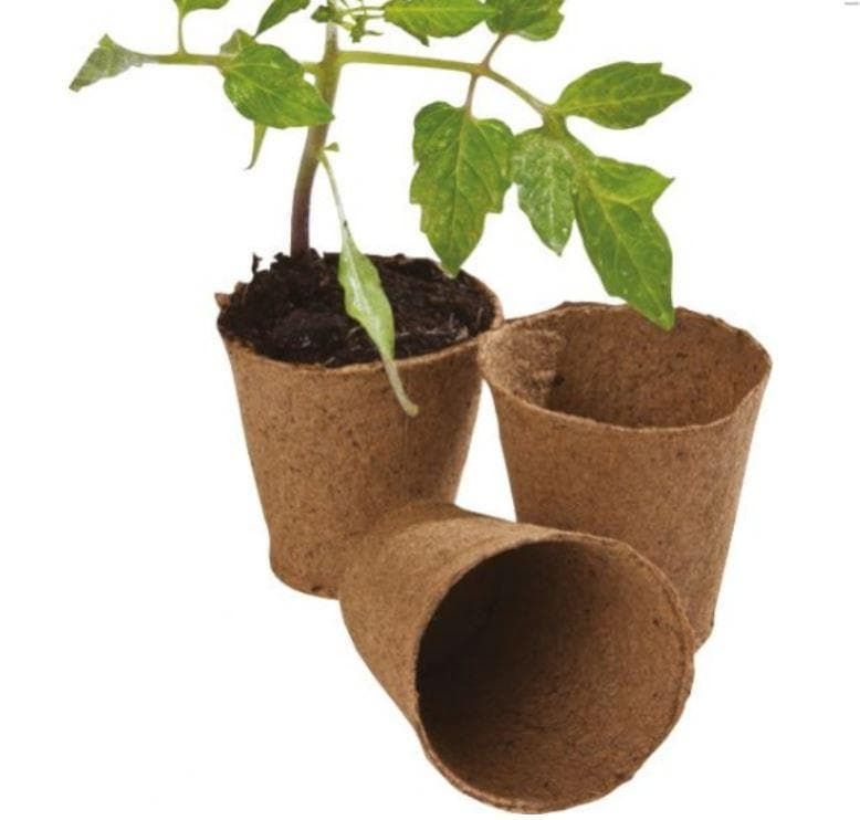 Garland - 96 x 6cm Round Fibre Pots - Value Pack - W0300