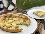 Ben Cooper's August Brie, Leek, Broad Bean and Watercress Tart with a Parmesan Pastry