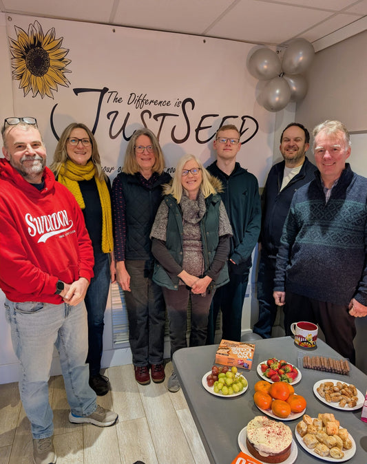 Celebrating our win at JustSeed Limited