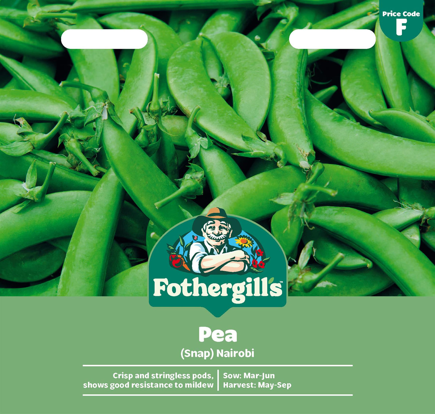 Fothergills Pea (Snap) Nairobi Seeds