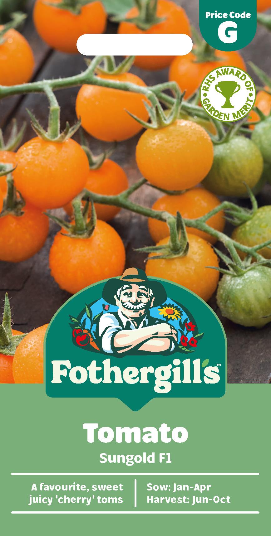 Fothergills Tomato Sungold F1 Seeds