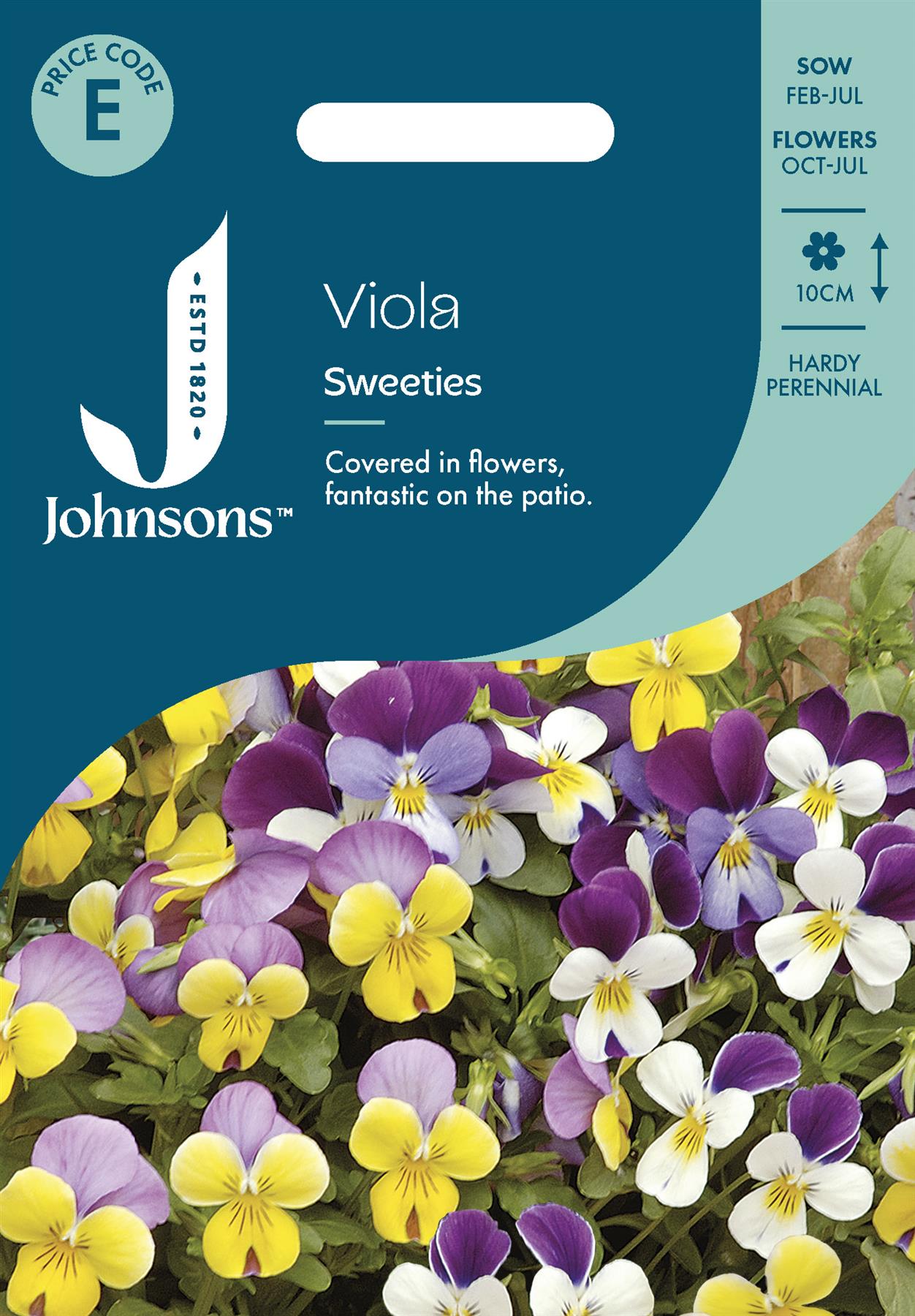 Johnsons - Viola Sweeties Mix - 30 Seeds