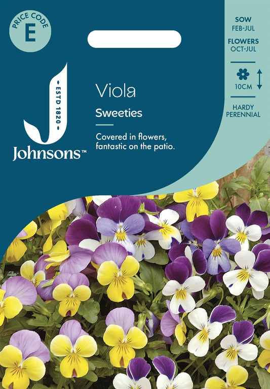 Johnsons - Viola Sweeties Mix - 30 Seeds