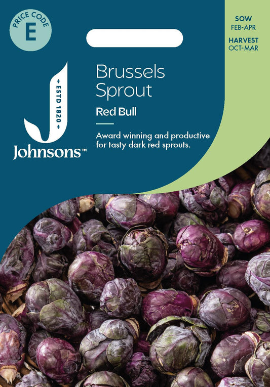 Johnsons - Brussels Sprout Red Bull - 50 Seeds
