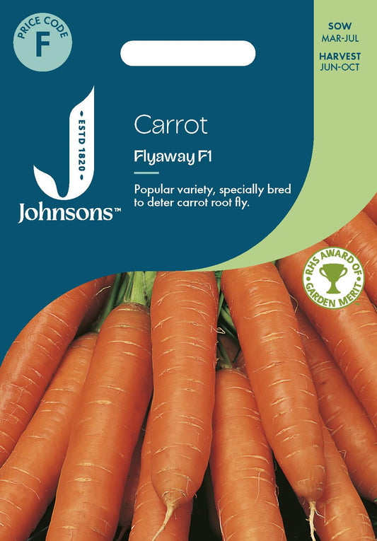 Johnsons - Carrot Flyaway F1 - 400 Seeds
