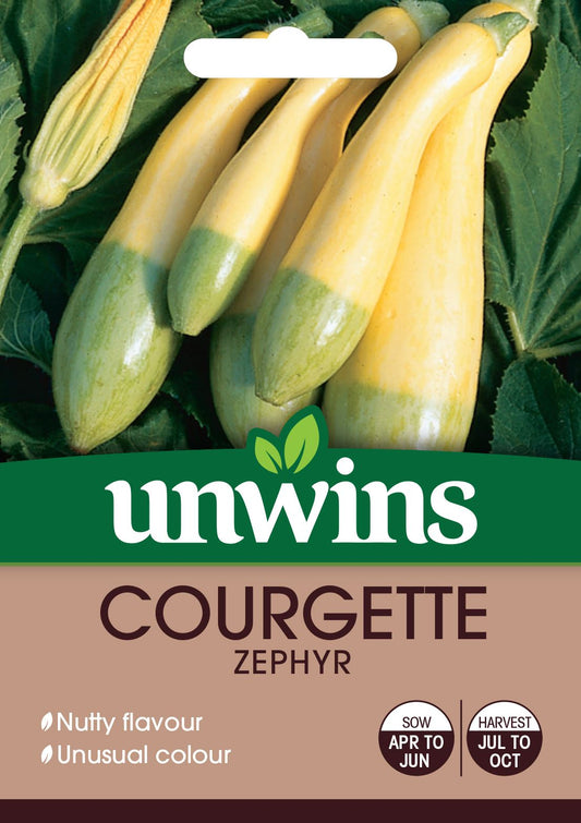 Unwins Courgette Zephyr 10 Seeds