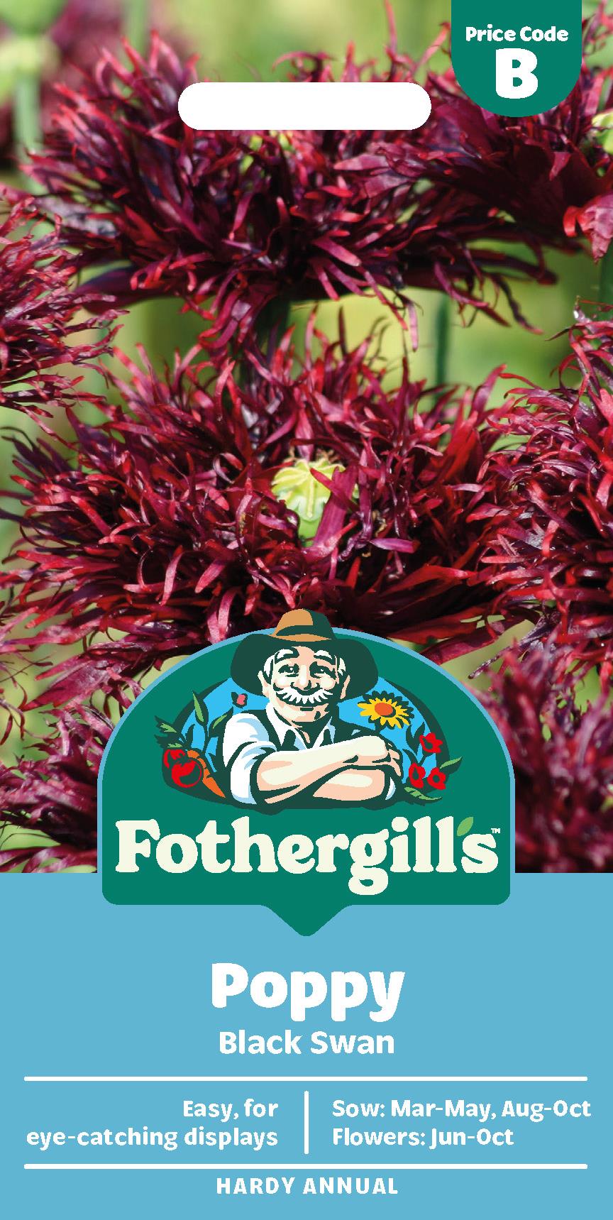 l/Fo-Poppy Black Swan Seeds