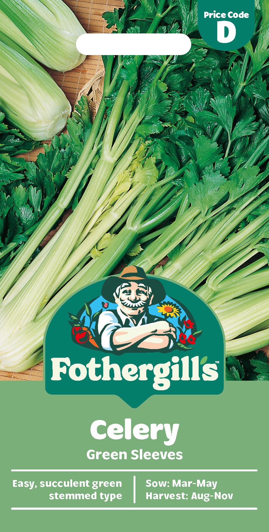 Fothergills Celery Green Sleeves Seeds