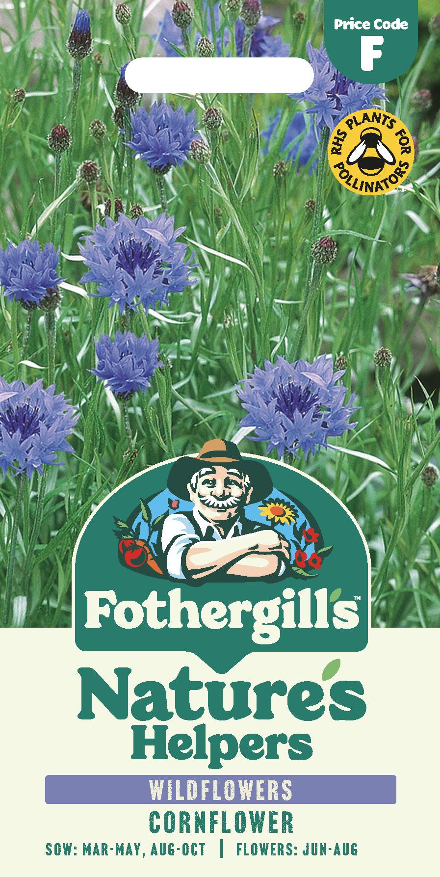 Fothergills Wild flowers Nature Haven Cornflower Seeds