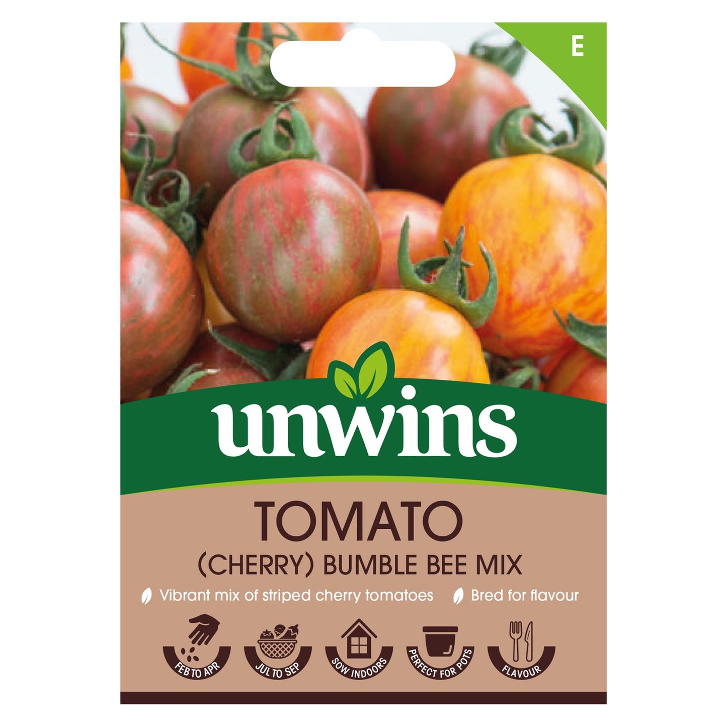 Unwins Vegetable Tomato  Bumble Bee mix - 10 Seeds