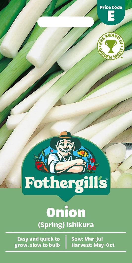 Fothergills  Spring Onion Ishikura Seeds