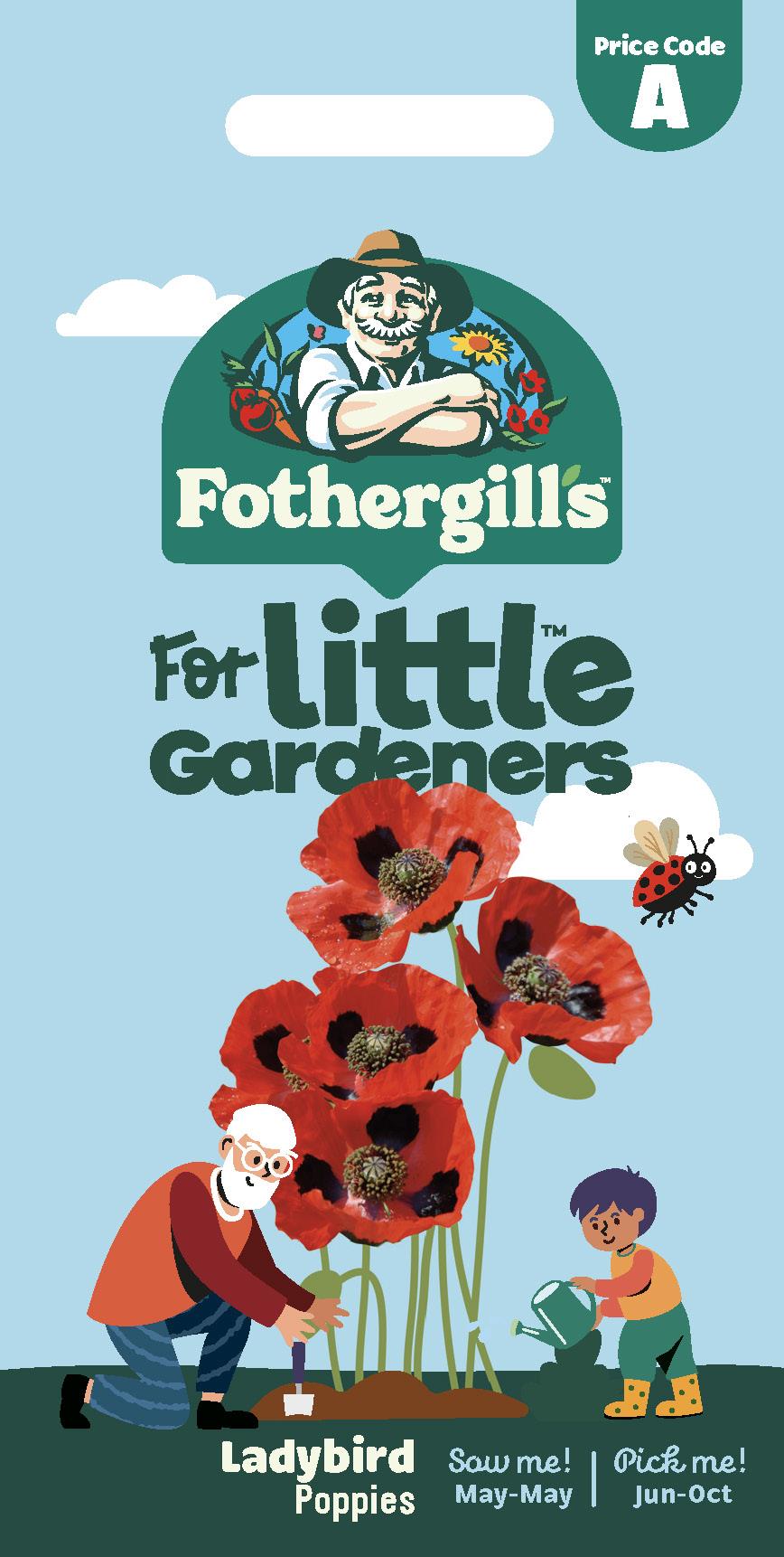 Fothergills Little Gardeners Ladybird Poppies Seeds